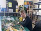 Lady doing a large jigsaw at Distinctive Options Noweyung Bairnsdale