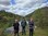 3 men bushing walking in East Gippsland at Distinctive Options Noweyung
