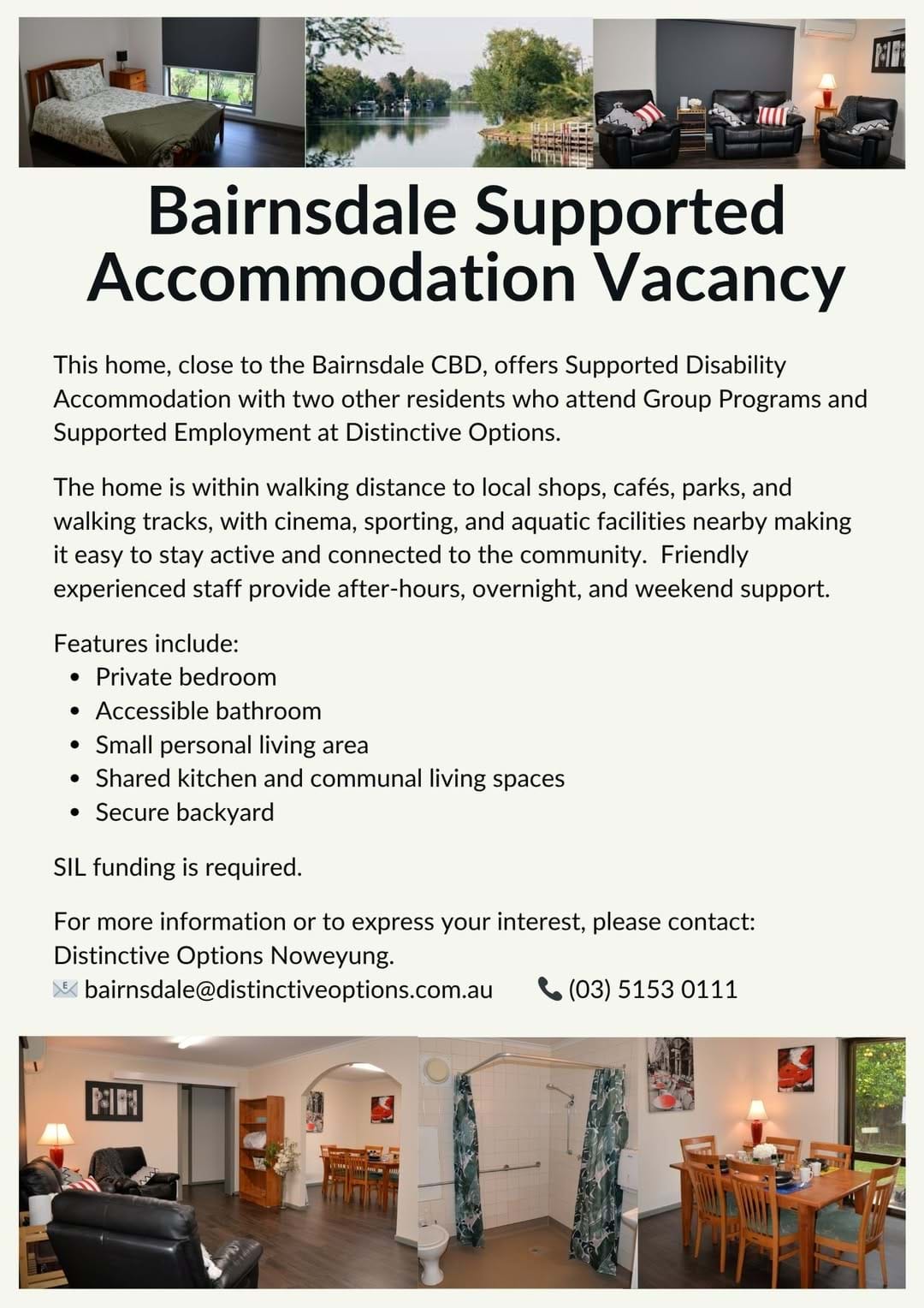 Accommodation vacancy